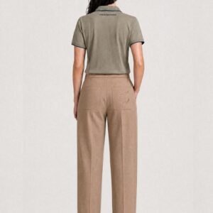 Pantalone Balloon 5 tasche cotone color beige